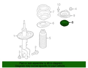 54325-3ja0a Nissan Genuine Strut Bearing #2