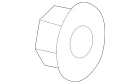 54588-0m008 Nissan Genuine Axle Beam Nut #2