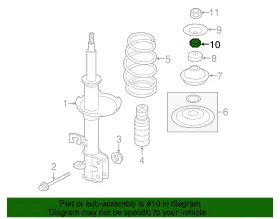 54588-1ha0a Nissan Genuine Top Nut #2