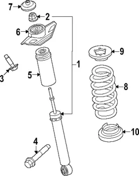55320-5mr0a Nissan Genuine Shock Mount