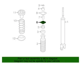 55322-al500 Nissan Genuine Upper Mount #2
