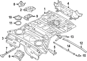 554f0-6ga0a Nissan Genuine Bar Bracket 554f0-6ga0a Nissan Genuine Bar Bracket