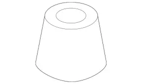 56217-ca000 Nissan Genuine Bumper Bushing