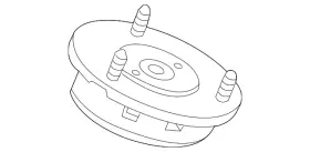 970-343-017-06 Porsche Genuine Strut Mount
