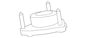 971-412-321-d Porsche Genuine Suspension Strut Mount 971-412-321-d Porsche Genuine Suspension Strut Mount