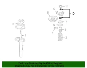 996-343-107-03 Porsche Genuine Ring Stop #2