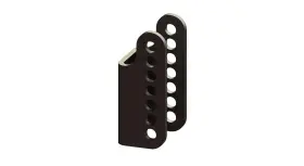 9037-1081 Qa1 Weld-on Lower Coil-over Bracket For 1978-1988 Gm G-body Cars With Aftermarket