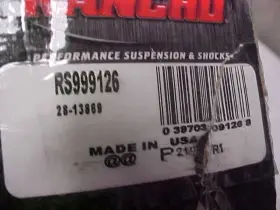 Rs9000xl Rancho Rs999126 Gas Shock Absorbers #2