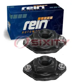 C184 Rein 61-66 2 Pc Rear Strut Mounts For 2007-2008 Bmw 335xi 3.0l L6 Shock Spring Qz