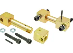 Rock Jock Ce-9161 For 97-06 Wrangler Tj/lj Rear Shock 2-bar Pin Eliminator Kit