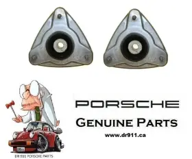99734301801 Sachs 802-553 Porsche 996 997 986 987 Boxster Cayman Upper Shock Mount Set Oem
