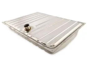 C5zz-9002-ss Scott Drake Polished Stainless Steel Fuel Tank With Drain Plug #2