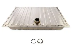 C5zz-9002-ss Scott Drake Polished Stainless Steel Fuel Tank With Drain Plug