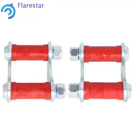 Fs1428950sr Silscvtt A Pair Of Rear Leaf Spring Shackle Kit For 1955 Chevrolet Bel Air 150 210 #2