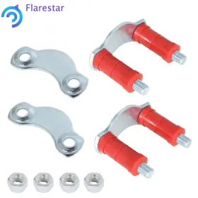 Fs1428950sr Silscvtt A Pair Of Rear Leaf Spring Shackle Kit For 1955 Chevrolet Bel Air 150 210 #3