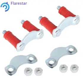 Fs1428950sr Silscvtt A Pair Of Rear Leaf Spring Shackle Kit For 1955 Chevrolet Bel Air 150 210