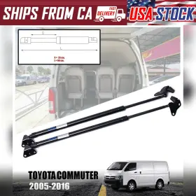 1588517 Strut Master Rear Door Gas Shock Upgrade For Toyota Hiace Commuter 2005 Low Roof