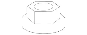 902350021 Subaru Genuine Strut Nut