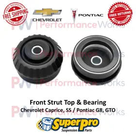 Spf1590bk Superpro Front Strut Top And Bearing For Chevrolet Caprice Ss / Pontiac G8 Gto
