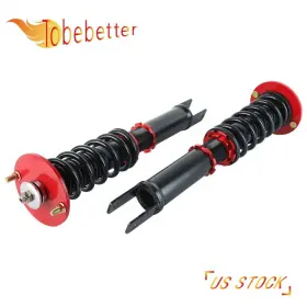 Cov536-bk-rd-cy1 Tobebetter For Honda Accord 90-97 Shock Absorber Coilover Suspension Strut Kit Adjustable #3