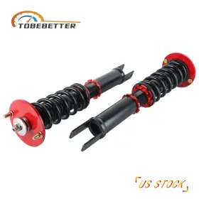Cov536-bk-rd-cy2 Tobebetter Adjustable Shock Absorber Coilover Suspension Strut Kit For Honda Accord 90-97 #2