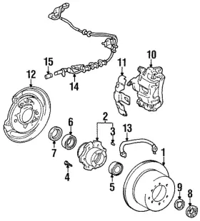 42428-60011 Toyota Genuine Bearing Plate