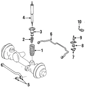 48310-60020 Toyota Genuine Bumper Mount Bracket