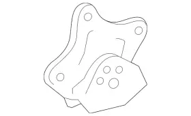 48516-0e010 Toyota Genuine Shock Upper Bracket