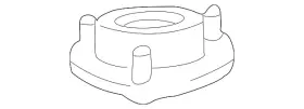 48609-06090 Toyota Genuine Suspension Strut Mount Left Right Front