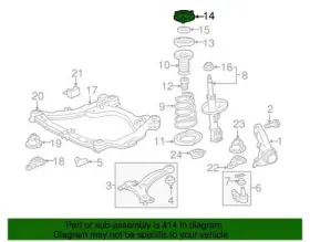 48609-06200 Toyota Genuine Strut Mount #2