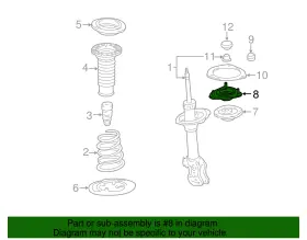 48609-21070 Toyota Genuine Upper Mount #2