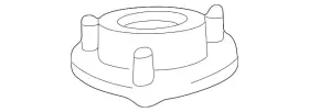 48609-33121 Toyota Genuine Strut Mount