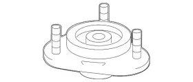 48609-72010 Toyota Genuine Strut Mount