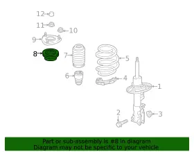 48619-wb002 Toyota Genuine Strut Bearing #2