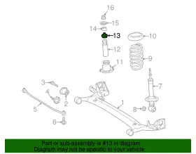 48750-02050 Toyota Genuine Support Assembly Rear Suspension #2