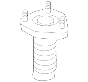 48750-48071 Toyota Genuine Strut Mount