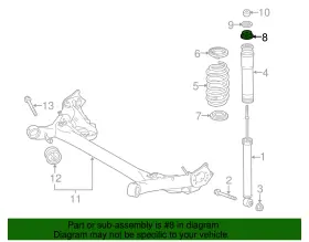 48755-52010 Toyota Genuine Upper Support #2