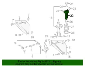 48760-0t011 Toyota Genuine Strut Mount #2