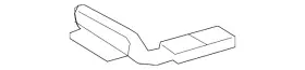 51403-60020 Toyota Genuine Chassis Frame Reinforcement Left Right Front