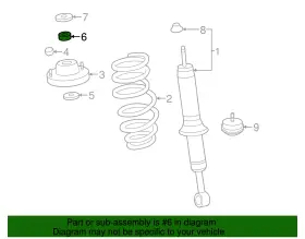 90540-12012 Toyota Genuine Shock Mount Washer #2