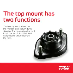 Jsb4492s Trw Rear Suspension Strut Mount For Bmw X3 2011 - 2015 #2