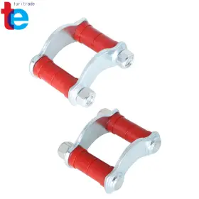 Tr57158 Turitrade For 1955 Chevy Belair 150 210 Rear Leaf Spring Polyurethane Shackle Kit 2pcs #2