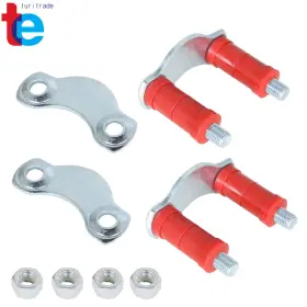 Tr57158 Turitrade For 1955 Chevy Belair 150 210 Rear Leaf Spring Polyurethane Shackle Kit 2pcs #3