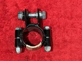 35-3323 U-b Machine One Black Steel Shock Mount 1.75 Clamp On Performance Parts