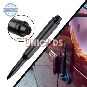 Unicars 890585754883 5.7 Inch Bullet Antenna Mast Radio Black For Jeep Wrangler Jk/jl Gladiator