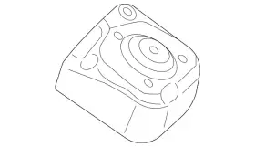 1ea-809-122-a Volkswagen Genuine Mount Plate