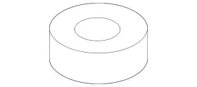 1j0-412-311-a Volkswagen Genuine Upper Seat Spacer