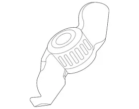 1n3-513-354-b Volkswagen Genuine Shock Mount