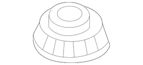 3b7-412-377-a Volkswagen Genuine Upper Cap