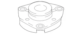 5q0-412-331-e Volkswagen Genuine Strut Mount